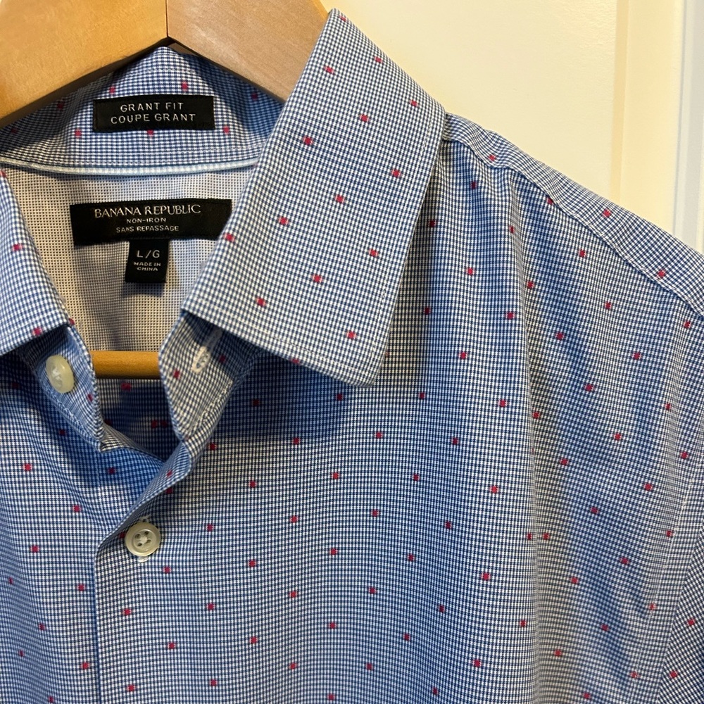 Banana Republic Non-Iron Dress Shirt - Sz L